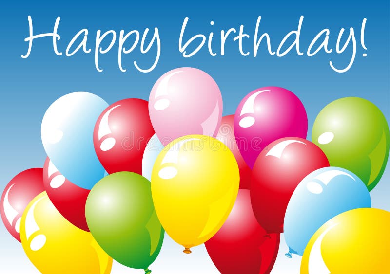Buon compleanno royalty illustrazione gratis Buon compleanno royalty illustrazione gratis