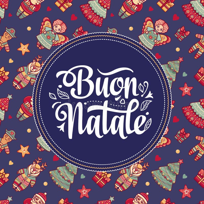 Buon Natale 2007 pozdrowienia karty szczęśliwych nowego roku Bożenarodzeniowy szablon Zima wakacje w Włochy Gratulacje na włoszcz royalty ilustracja Buon Natale 2007 pozdrowienia karty szczęśliwych nowego roku Bożenarodzeniowy szablon Zima wakacje w Włochy Gratulacje na włoszcz royalty ilustracja
