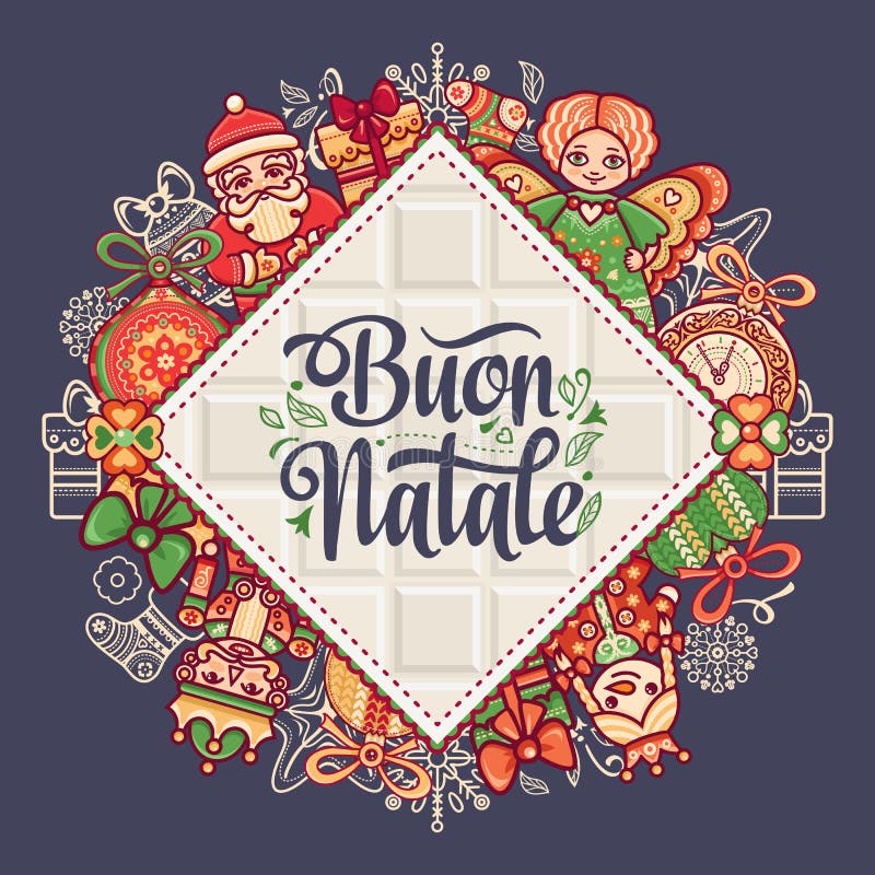 Buon Natale 2007个看板卡招呼的新年好 您的文本的空间 寒假在意大利 意大利语的祝贺 例证百合红色样式葡萄酒 向量例证 Buon Natale 2007个看板卡招呼的新年好 您的文本的空间 寒假在意大利 意大利语的祝贺 例证百合红色样式葡萄酒 向量例证