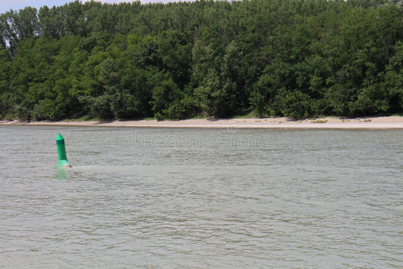 Buoy on Danube river, Bratislava