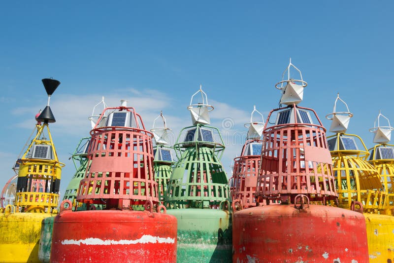 Buoys for the sea