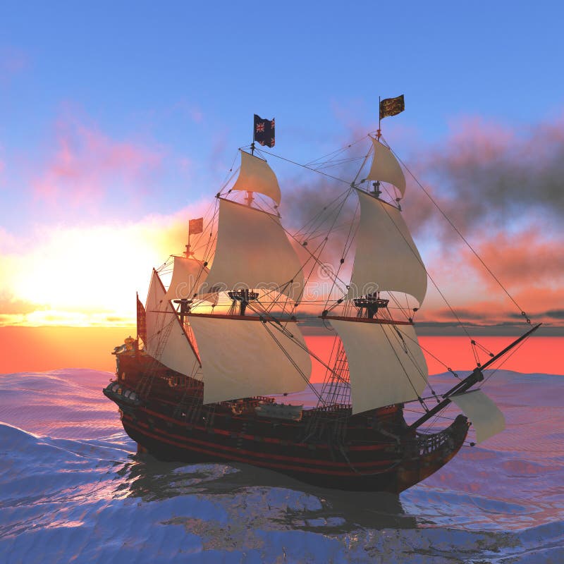 Buque de guerra frigate hms price william libre illustration