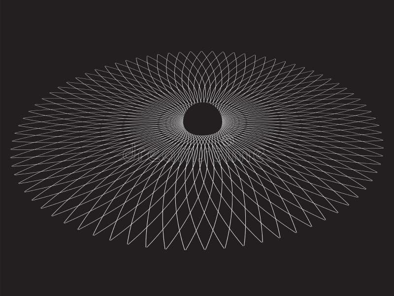 Buraco negro Fundo abstrato do vetor ilustração royalty free Buraco negro Fundo abstrato do vetor ilustração royalty free