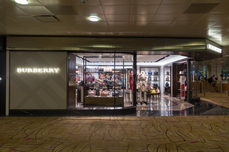 Luxury Burberry Retail Boutique Outlet Editorial Stock Image - Image of ...