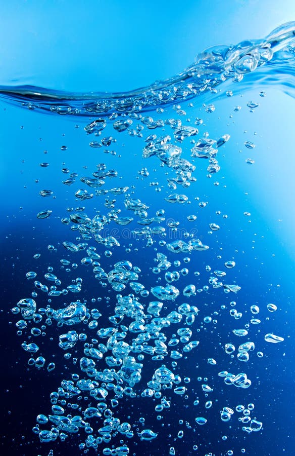 Burbujas del agua