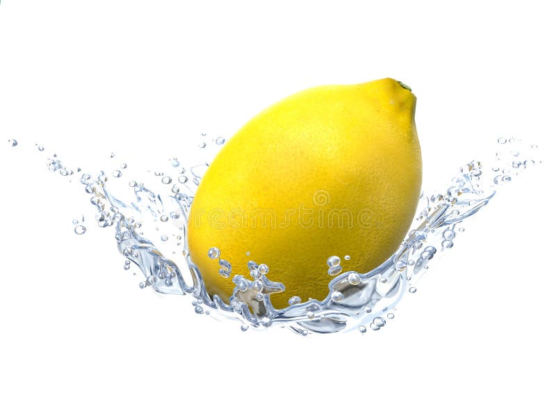 Burbujas del limón y del agua Frutas frescas y agua potable stock de ilustración Burbujas del limón y del agua Frutas frescas y agua potable stock de ilustración