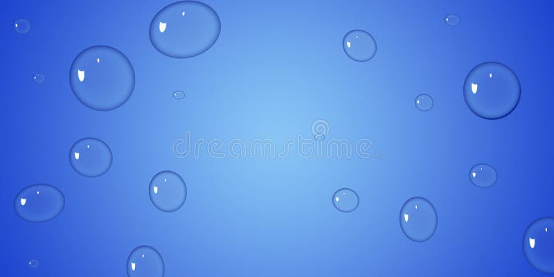 Burbujas Transparentes En Un Fondo Azul Foto de archivo - Imagen de  transparente, claro: 183005130