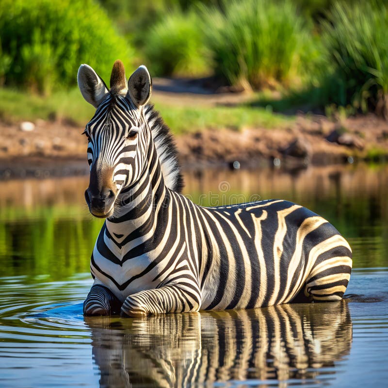 Burchells zebra-bankar stock illustrationer