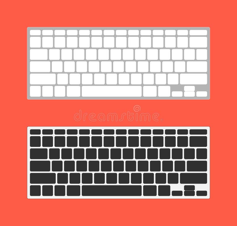 Bureau d'ordinateur d'imper de clavier moderne