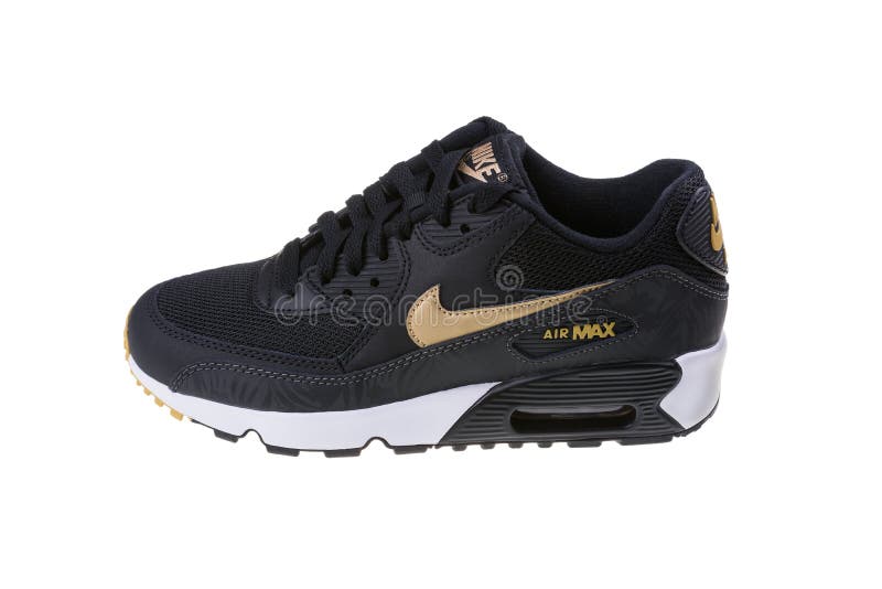 completar Librería Reverberación Nike Air MAX Women`s Shoes - Sneakers in Black, on White Wooden Background.  Editorial Photography - Image of fitness, clothing: 83596602
