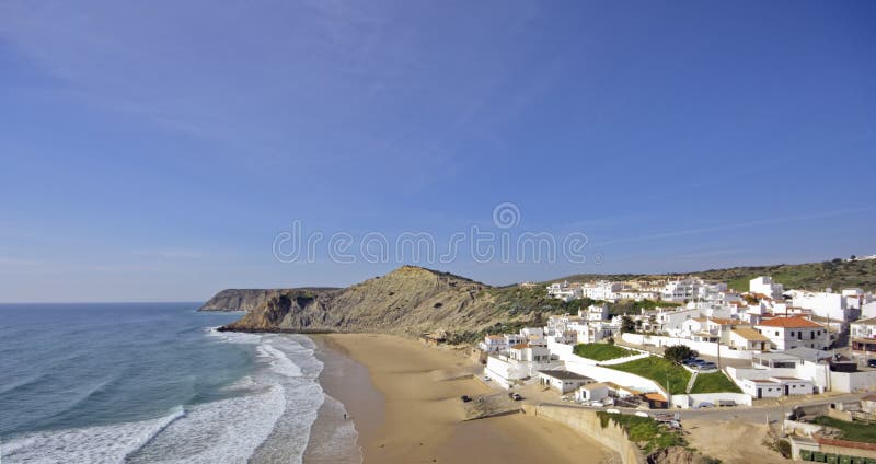 Burgau in the Algarve in Portugal