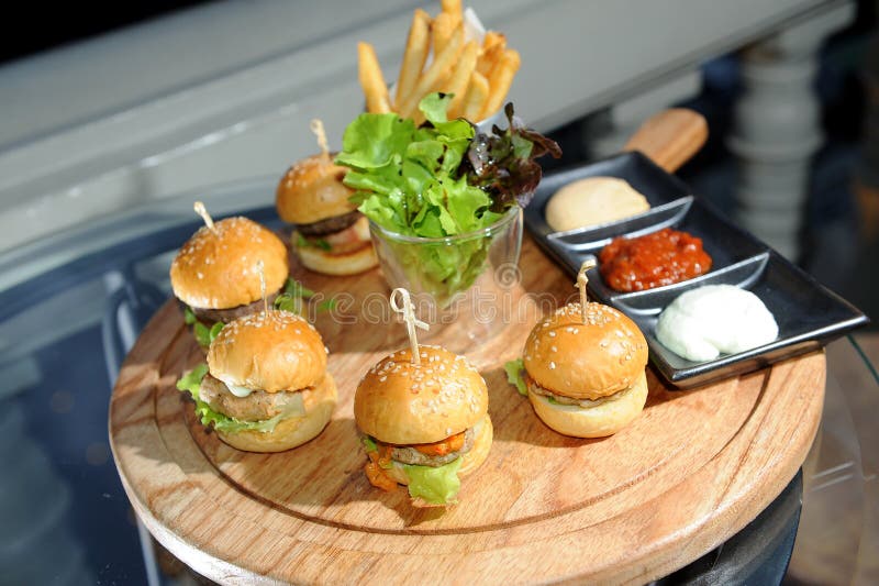 Burger and french fries