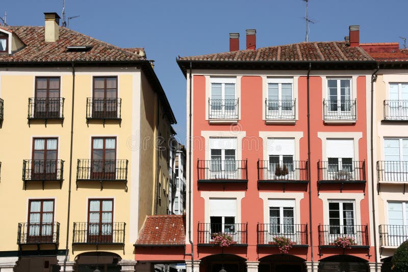 Burgos stock photo. Image of famous, apartment, buildings 6987726