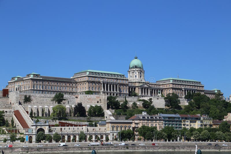 Burgpalast Budapest imagens de stock Burgpalast Budapest imagens de stock