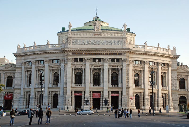 burgtheater vienna royaltyfri bild burgtheater vienna royaltyfri bild