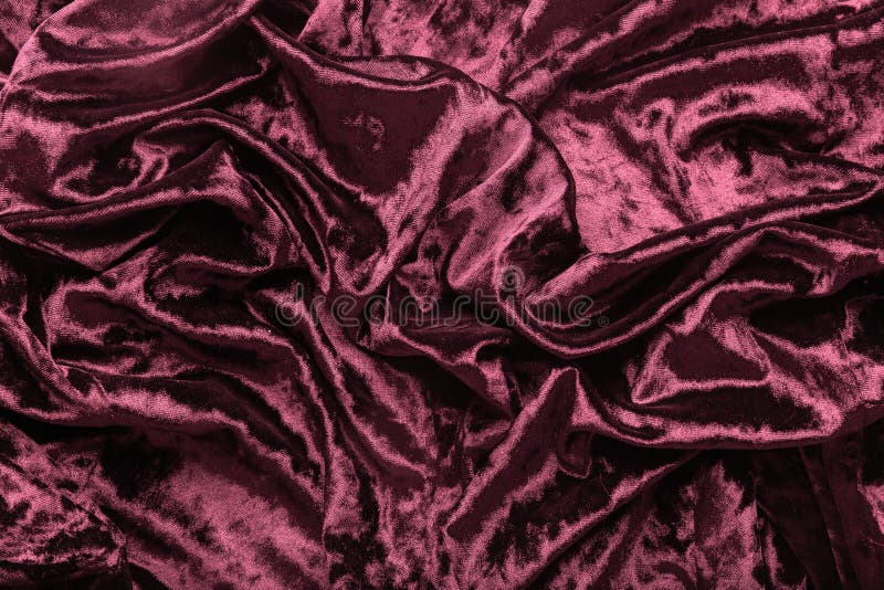 Maroon Velvet Fabric Strips