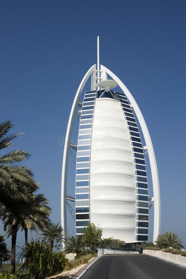 Burj al-Arab famous and luxury hotel, Dubai