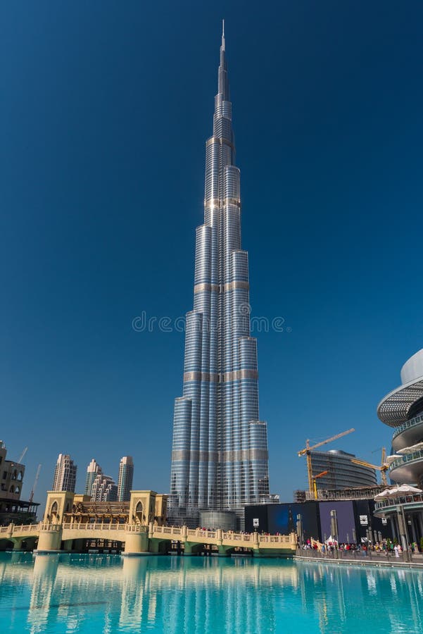 Burj Al Khalifa The Tallest Building In The World Editorial Stock