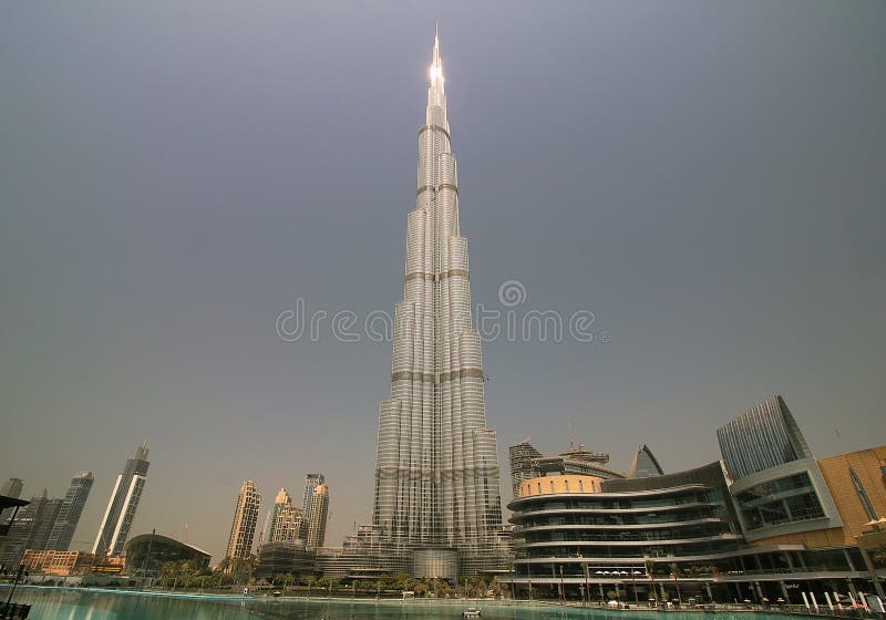 Burj Khalifa het langste gebouw in de wereld stock afbeeldingen Burj Khalifa het langste gebouw in de wereld stock afbeeldingen