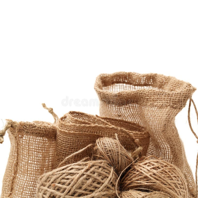 Burlap i konopie arkana zdjęcie royalty free Burlap i konopie arkana zdjęcie royalty free