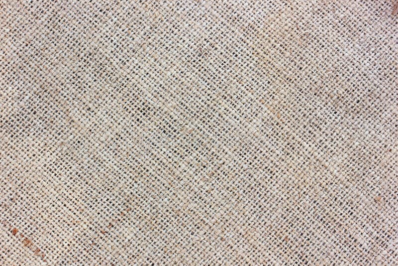 Burlap, Rag or Fabric Texture. Background, Top View. Stock Photo