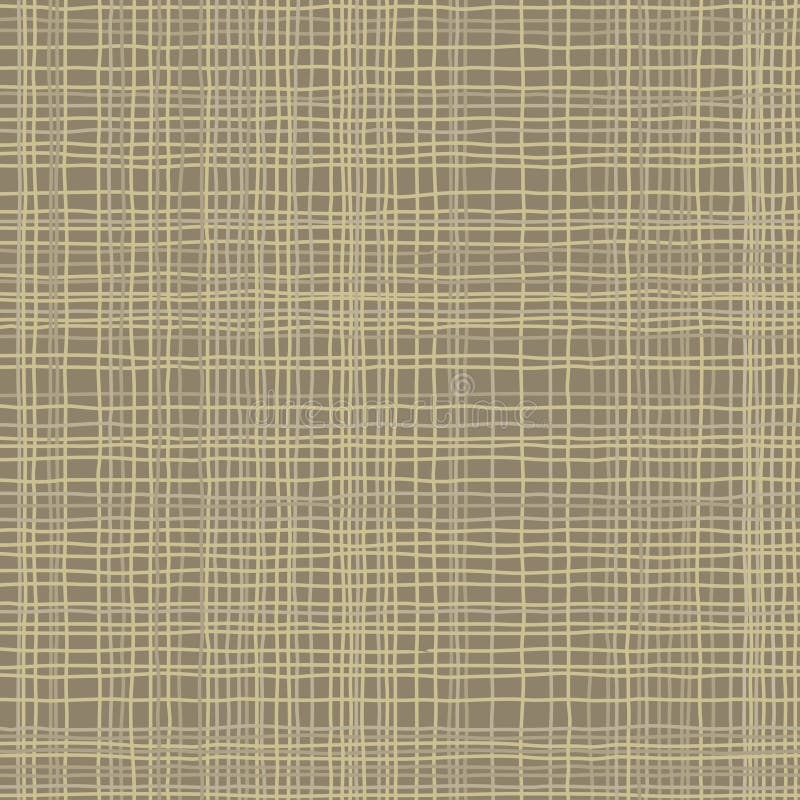 Burlap texture. Brown green fabric. Canvas seamless background pattern. Cloth linen sack backdrop. vector illustration