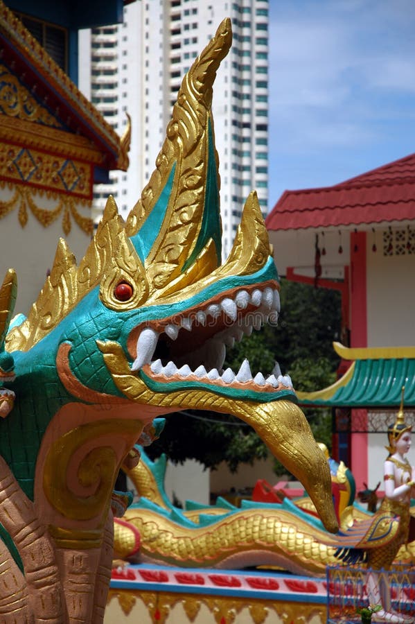 Burmese temple s statue