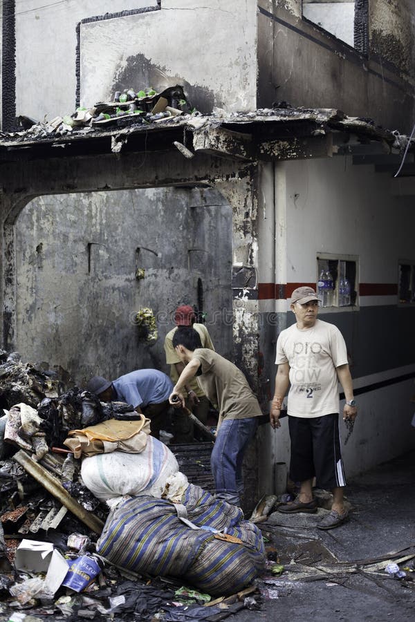 Burn House Cause By Stove Explosion Editorial Photography Image of