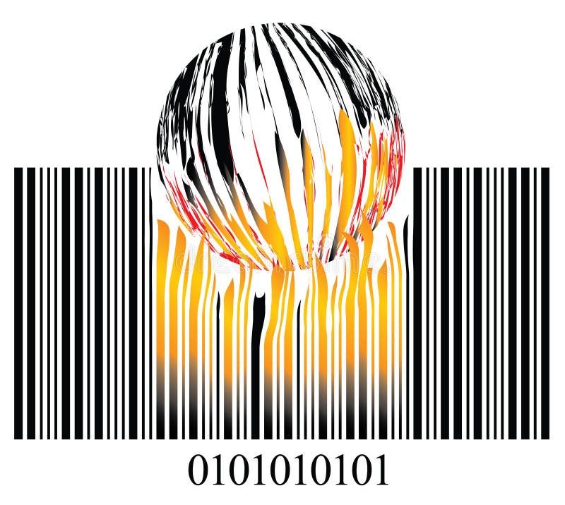 Burning bar code