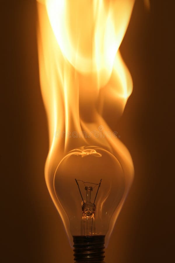 Burning bulb