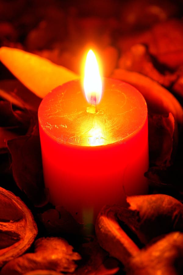 Burning candle