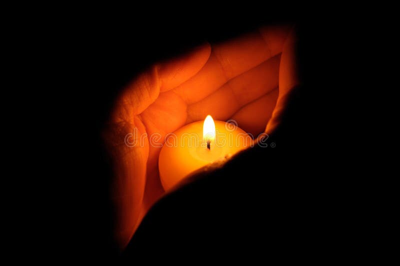 Burning candle royalty free stock photos