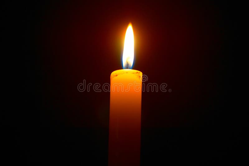 Burning candle stock photo. Image of flame, mood, romance 2210612