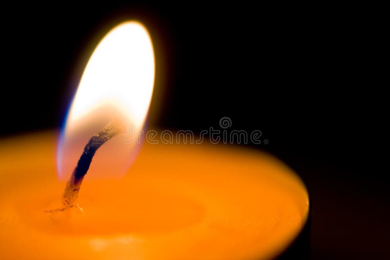 Burning Candle stock image
