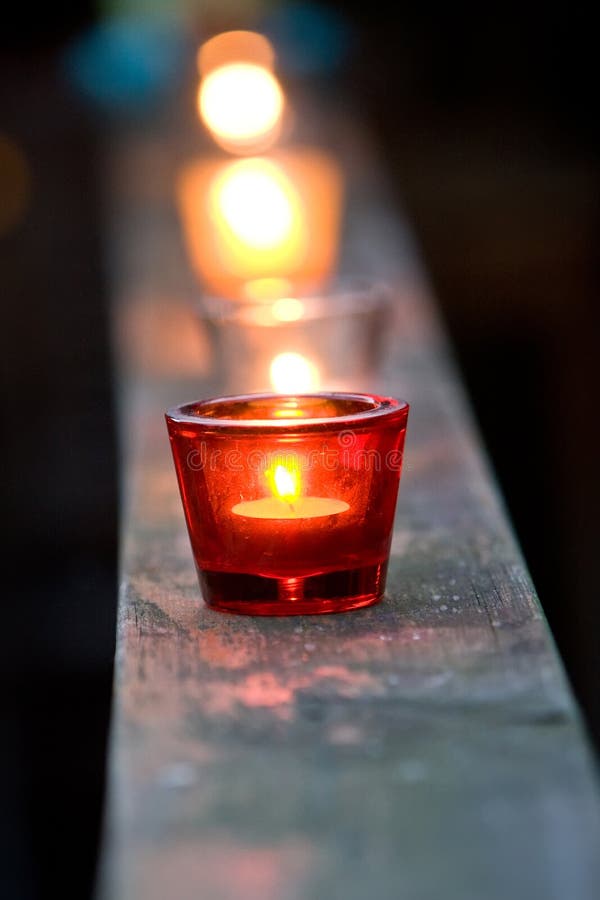 Burning candle stock photo. Image of life, christmas, black 7610982