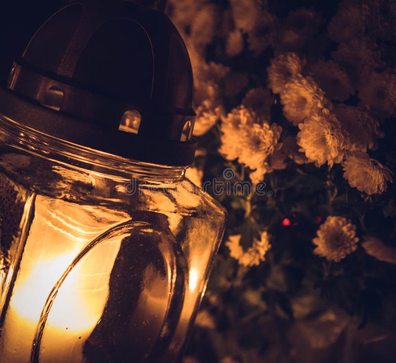 Candle stock photo. Image of catholic, burial, grave 103088446