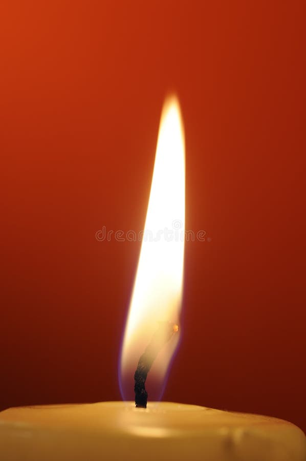 Burning Candle Flame