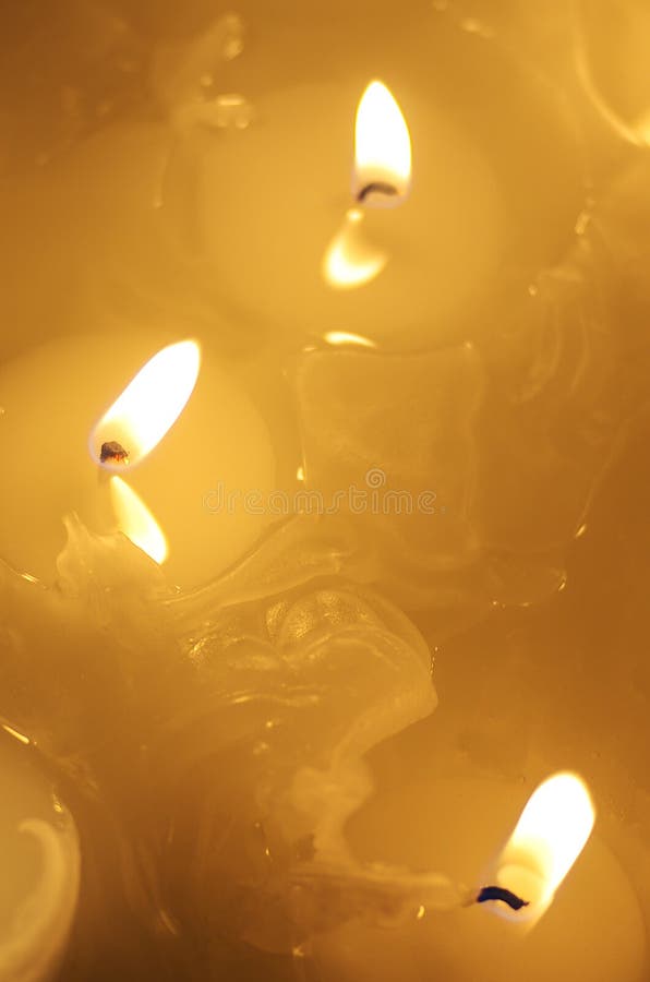 Wax of the Candle Melted on Brick Stock Photo Image of light, burning