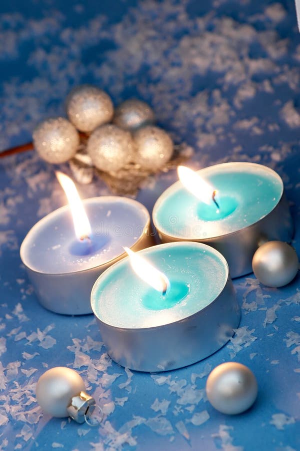 Burning Candles stock image