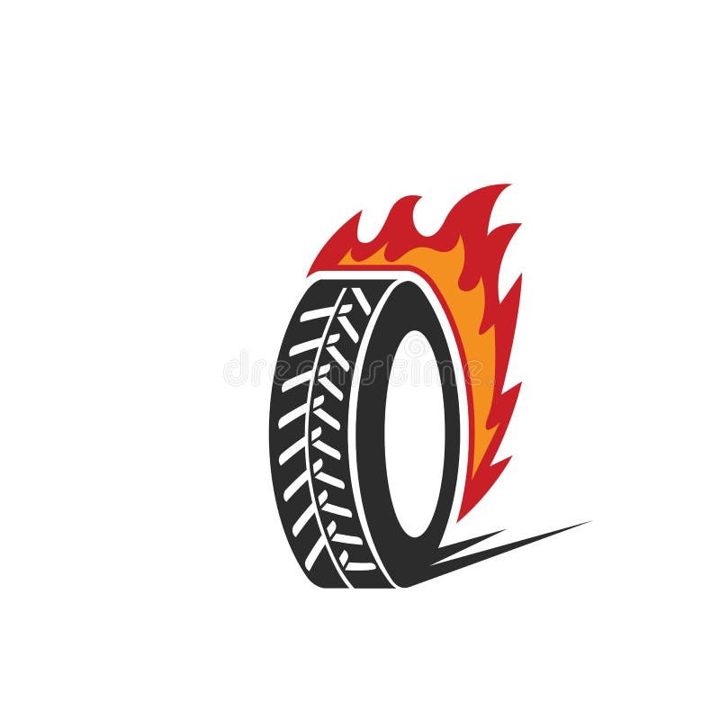 Burning Tire Vector Stock Illustrations 753 Burning Tire Vector Stock