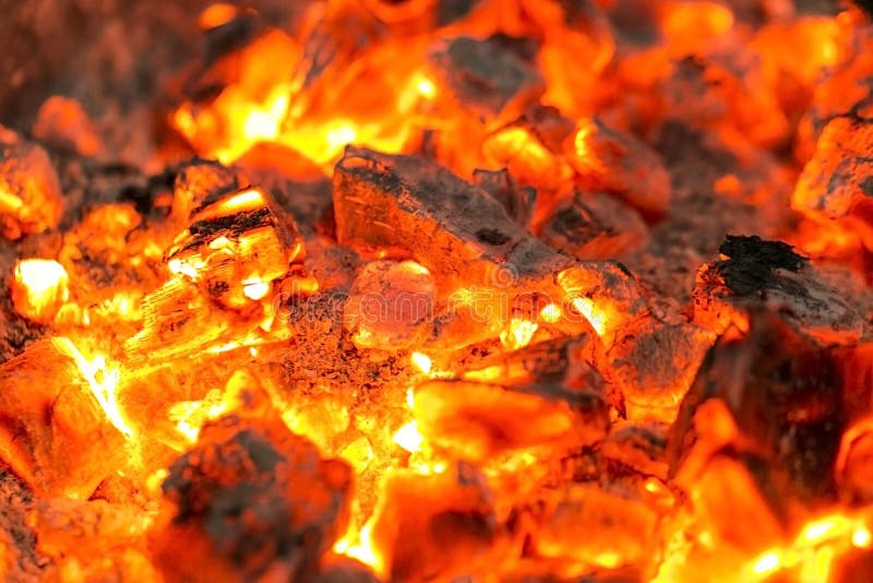 Burning charcoal firewood stock image. Image of burn 154931591