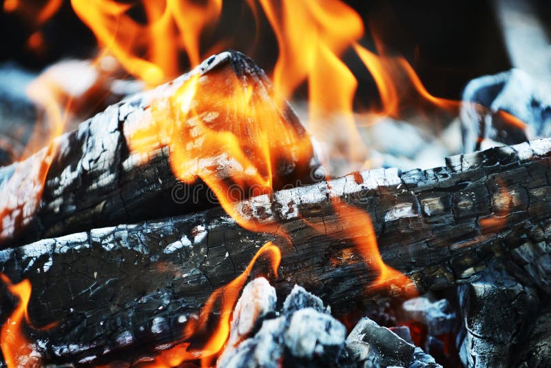 Burning down fire stock photo. Image of firewood, dark 25898256