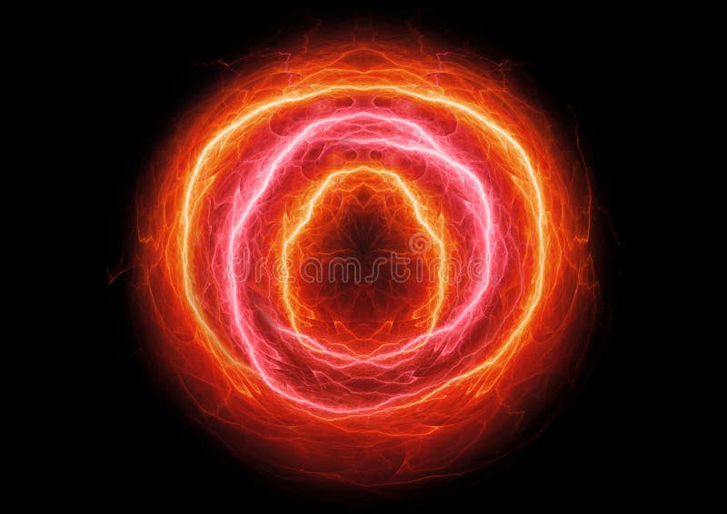 Burning electrical fireball royalty free illustration Burning electrical fireball royalty free illustration