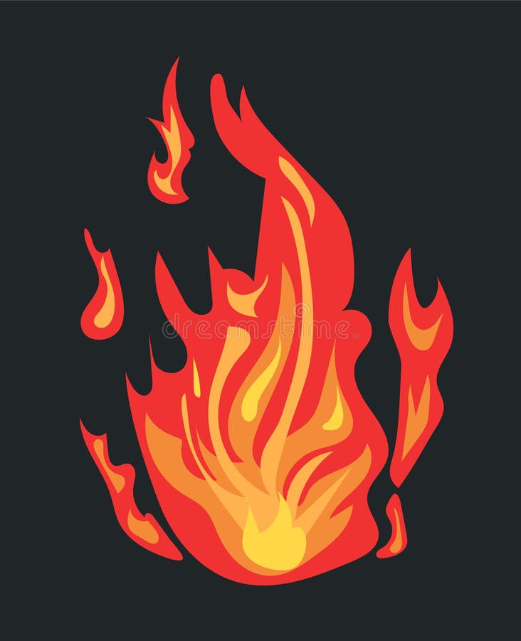 Set of Fire Flame Labels Vector Design. Can Be Used for Price and Sale ...