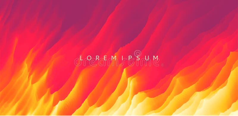 Burning fire flames. Abstract background. Modern pattern. Vector illustration for design royalty free illustration