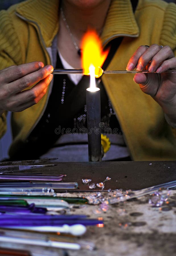 Burning glass stock photo. Image of temperature, craft 13745878
