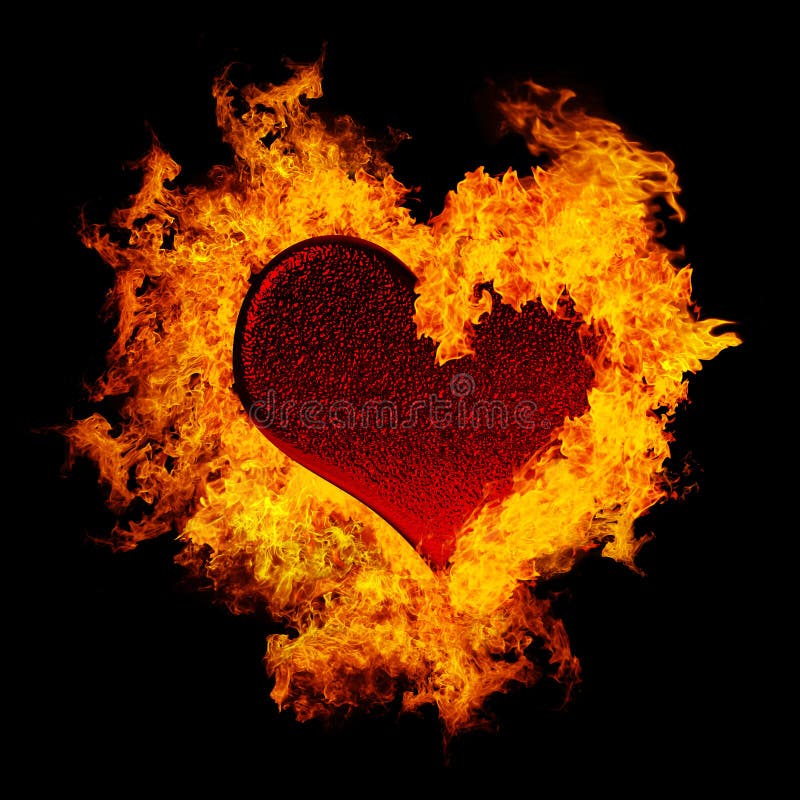 Burning heart