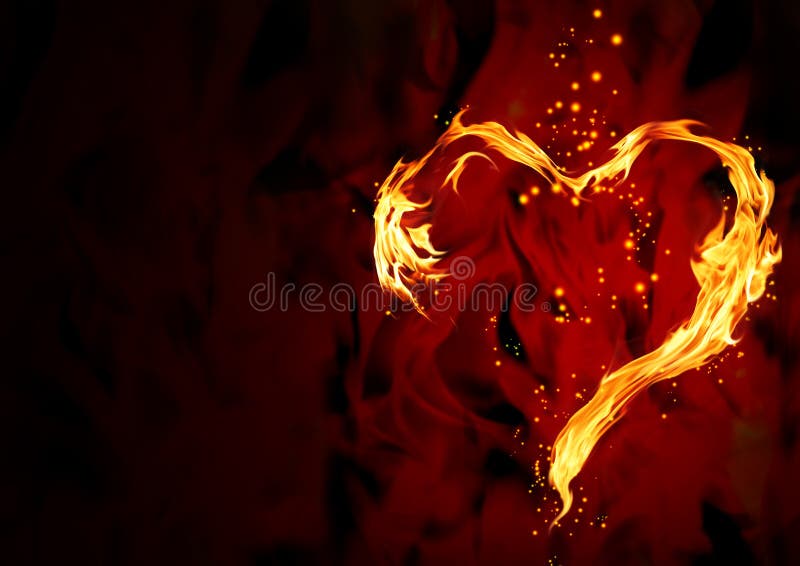 Burning heart