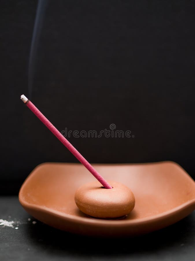Lighting incense stock photo. Image of calm, aroma, relaxation 609228