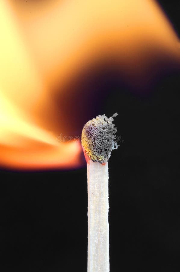 Burning match stock photo. Image of flare, inflammable 28783102